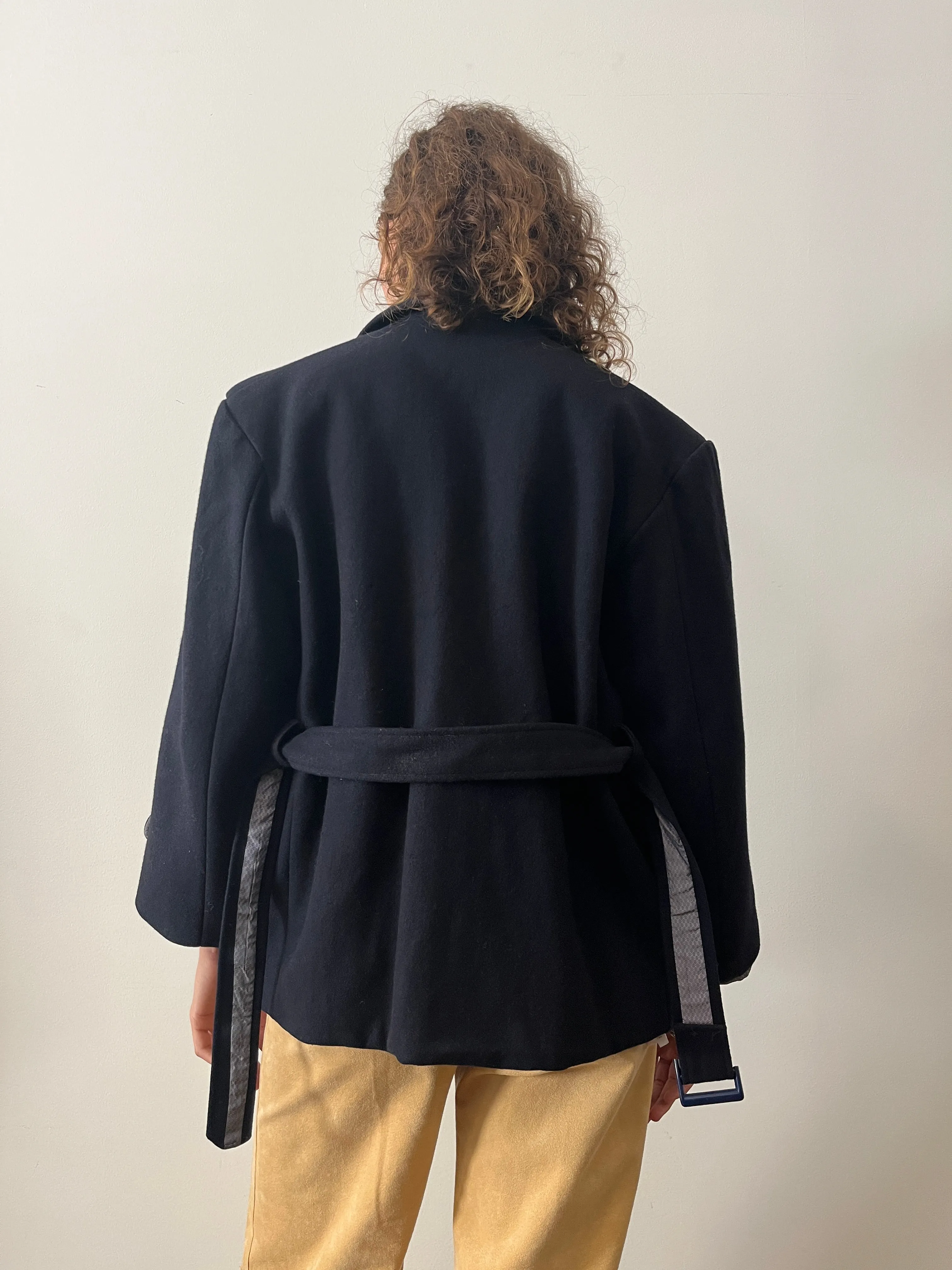 40s/50s Japanese Belted Wool Coat