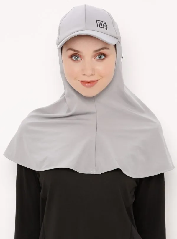 Activewear Grey Cap Hijab