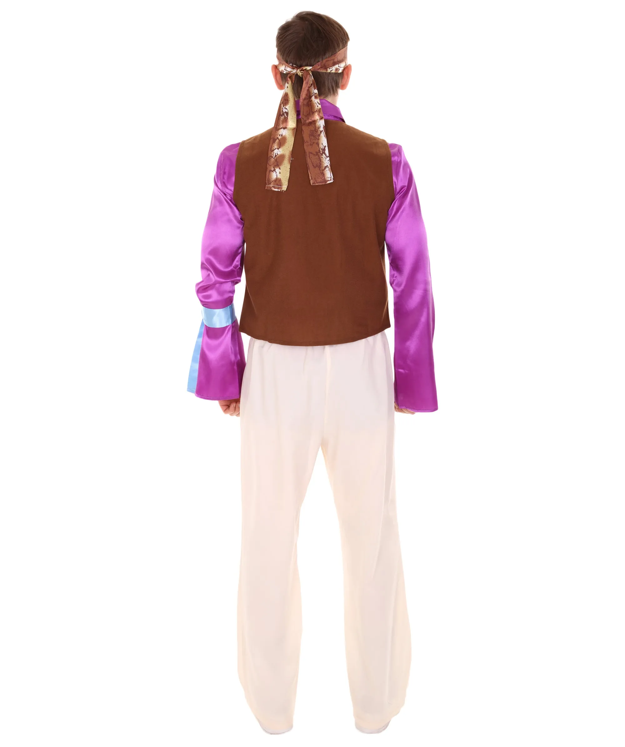 Adult Men's American Legendary Guitarist Hendri Costume , Multi Cosplay Costume