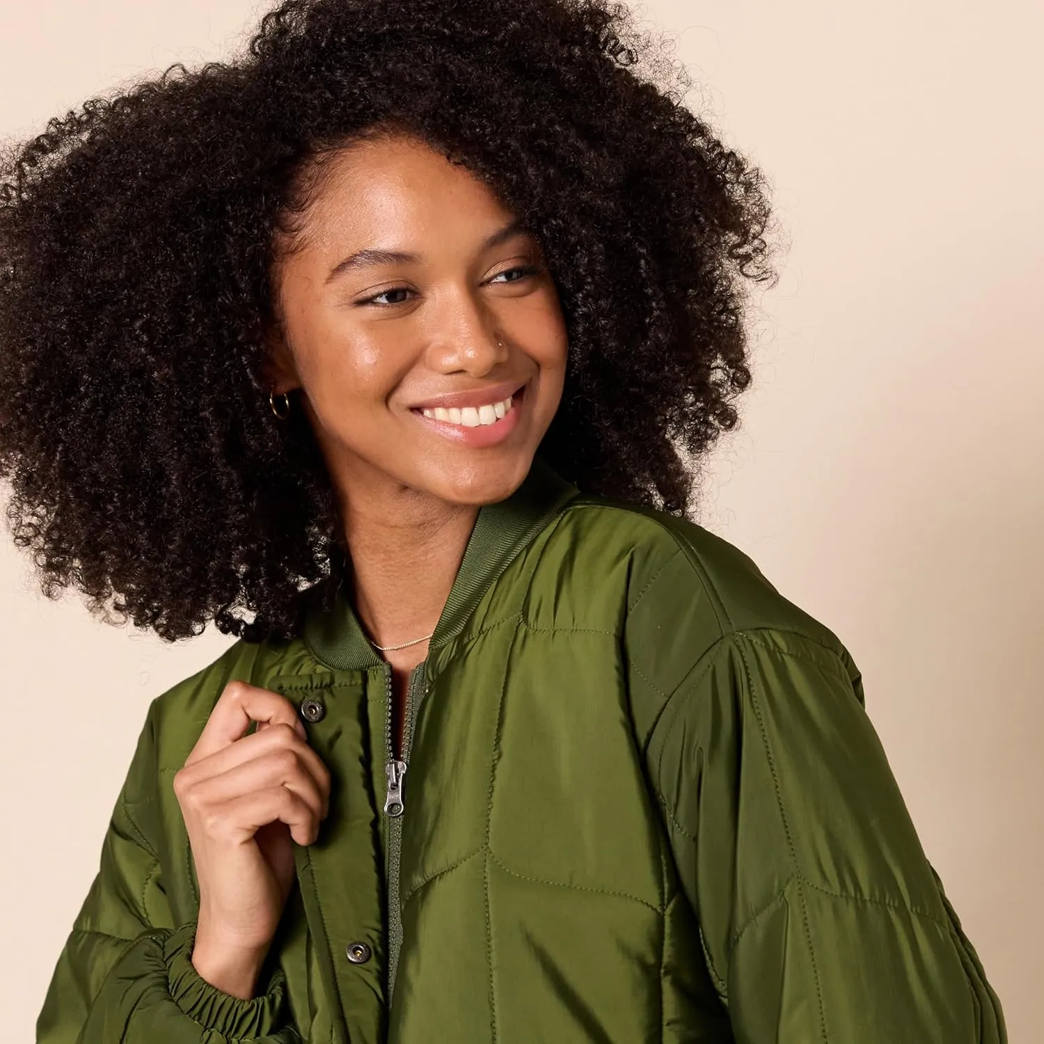 Amazon Essentials Women's Oversized Quilted Coat (Available in Plus Size)