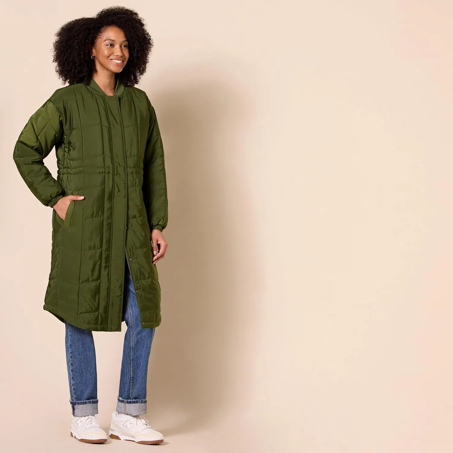 Amazon Essentials Women's Oversized Quilted Coat (Available in Plus Size)