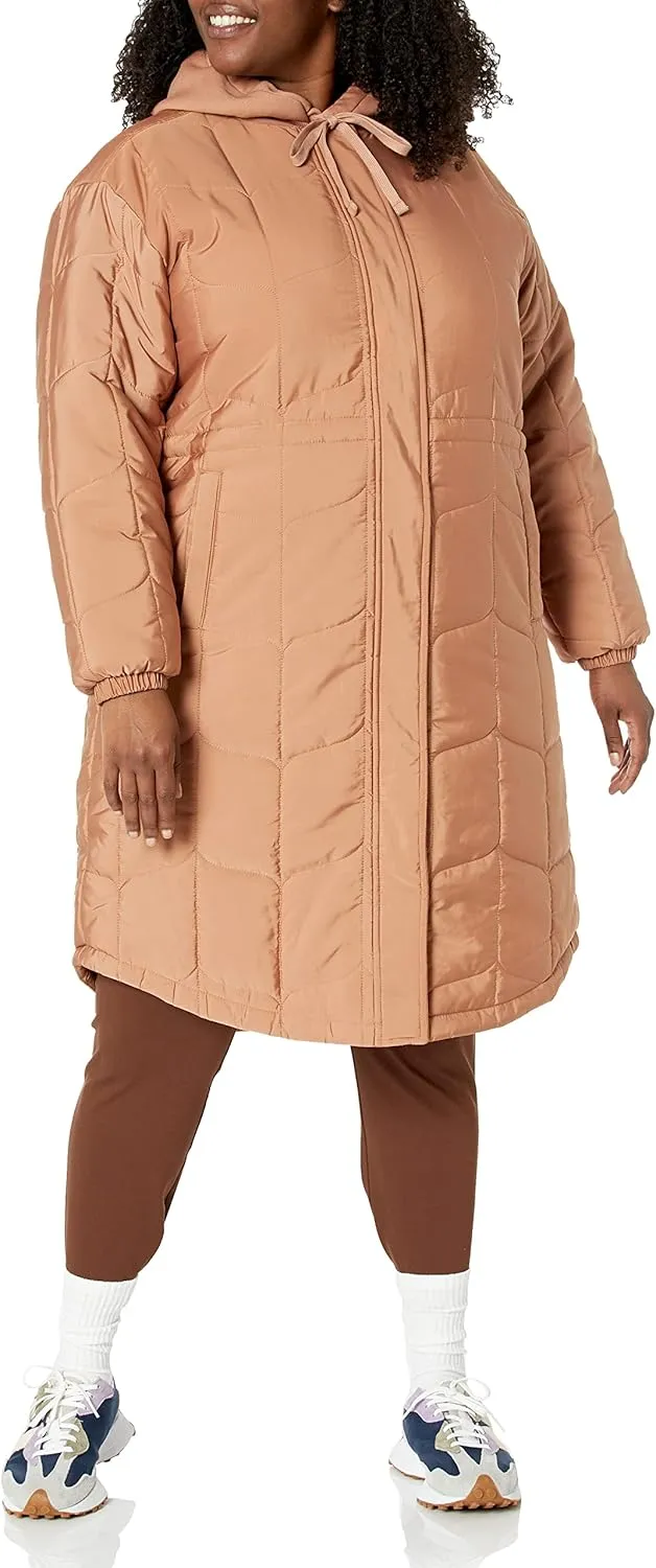 Amazon Essentials Women's Oversized Quilted Coat (Available in Plus Size)