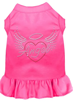Angel Heart Rhinestone Dress Bright Pink Xs