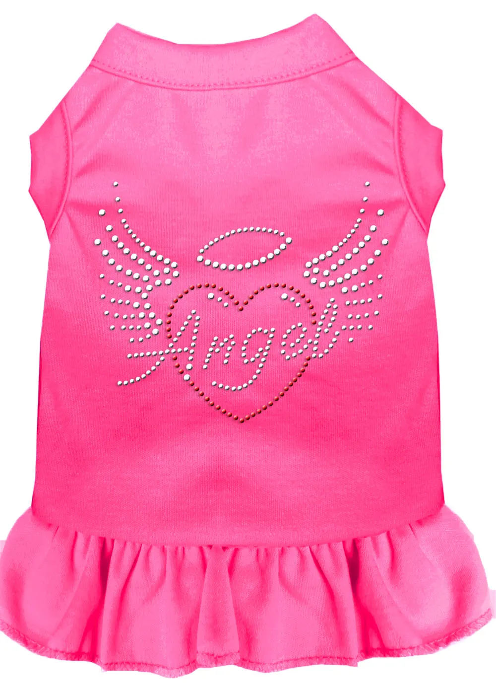 Angel Heart Rhinestone Dress Bright Pink Xs