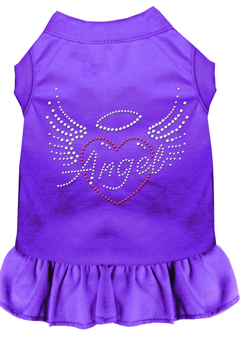 Angel Heart Rhinestone Dress Purple Xs