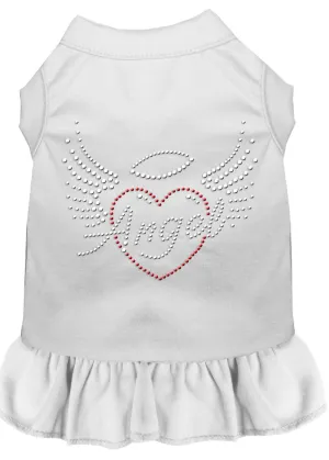 Angel Heart Rhinestone Dress White Sm