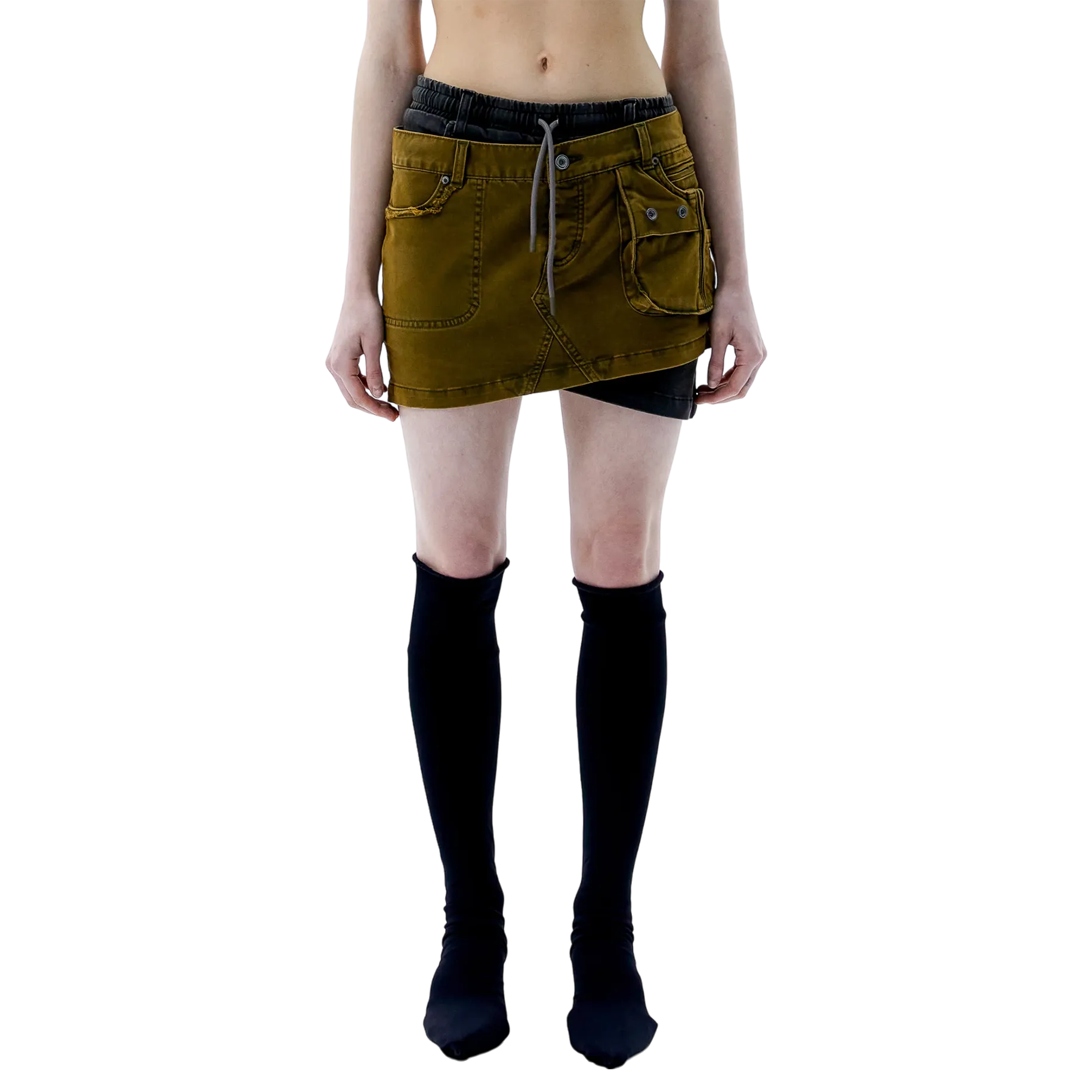 (Ariella) Strange Skirt —  Washed Olive