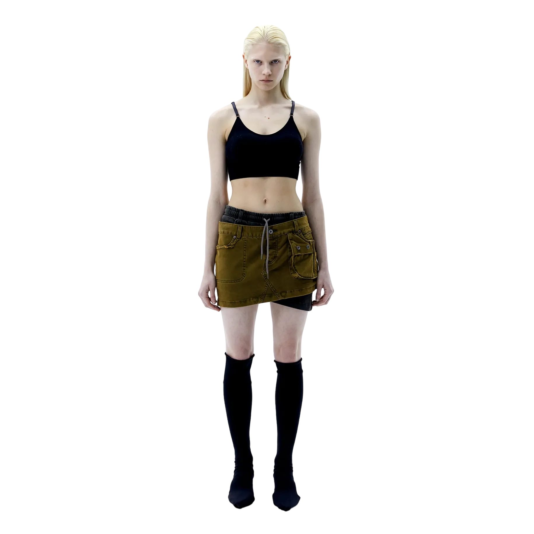 (Ariella) Strange Skirt —  Washed Olive