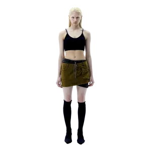 (Ariella) Strange Skirt —  Washed Olive