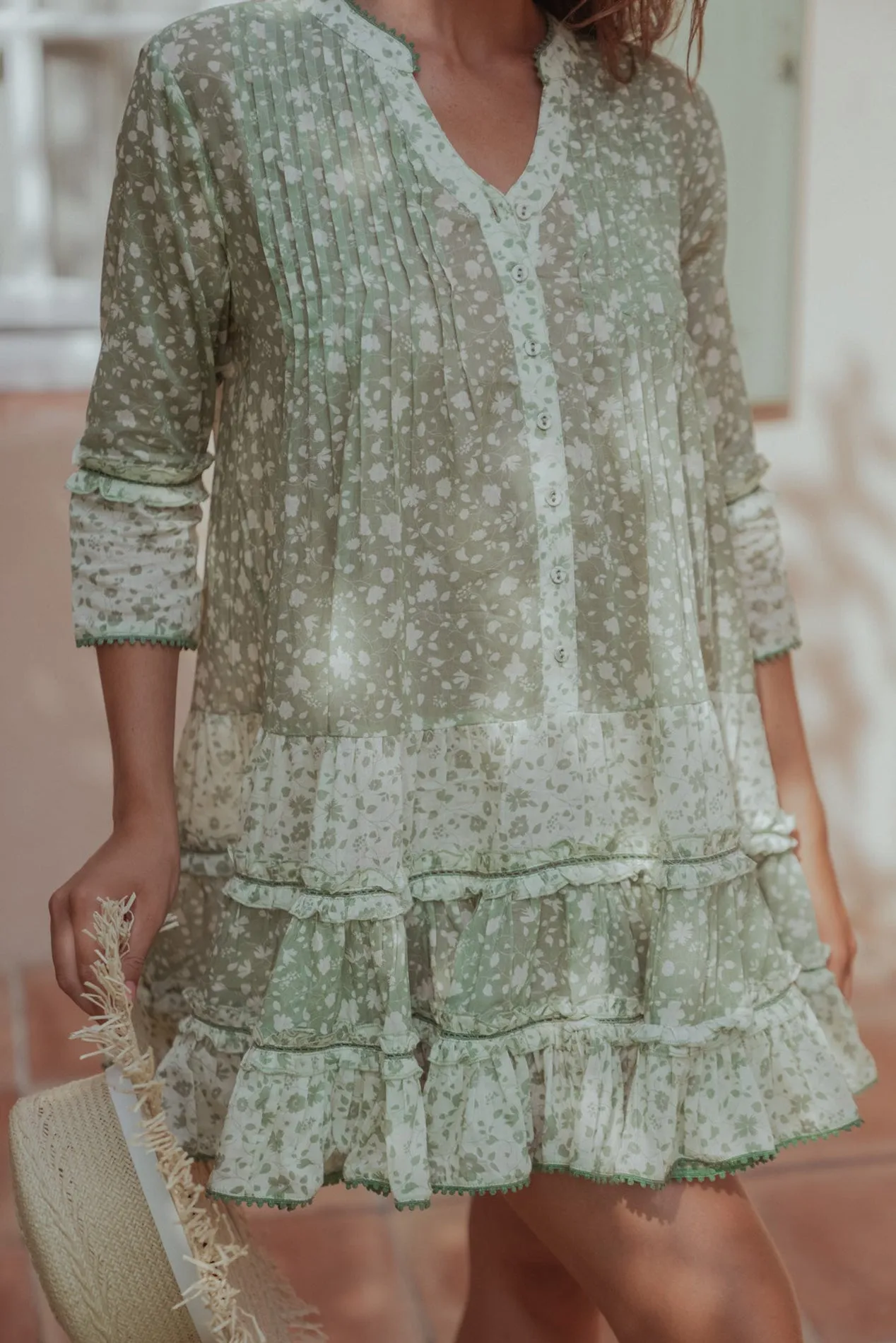 Bella Ciao Dress Kaki