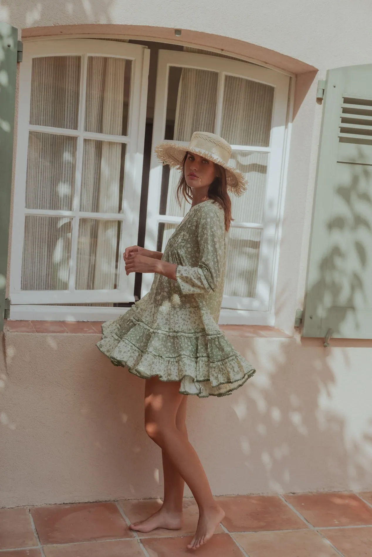 Bella Ciao Dress Kaki