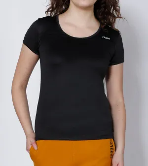 Black Minimal Round-neck T-Shirt
