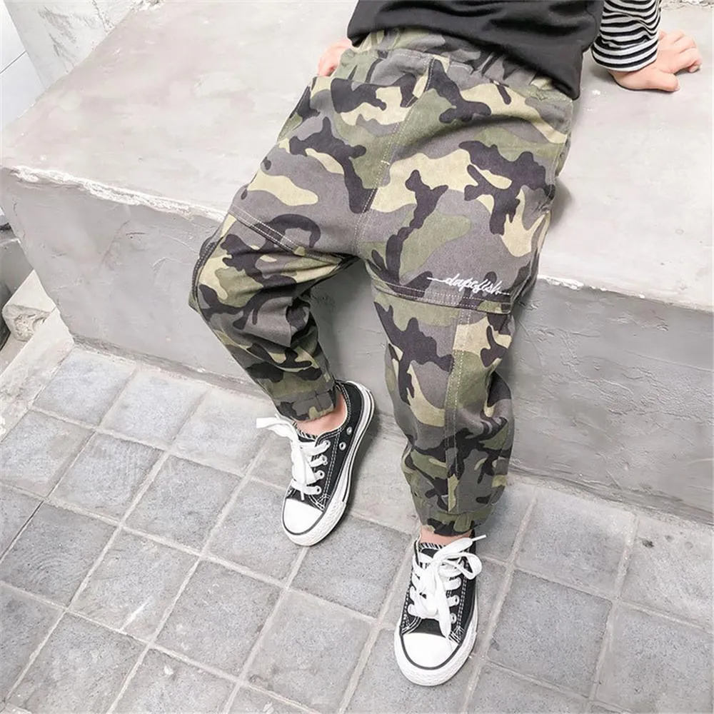 Boys Camouflage Casual Pants Boy Clothing Wholesale