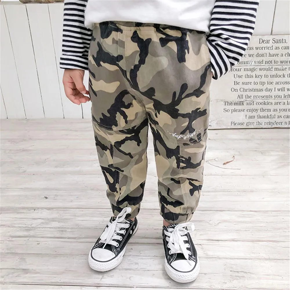 Boys Camouflage Casual Pants Boy Clothing Wholesale