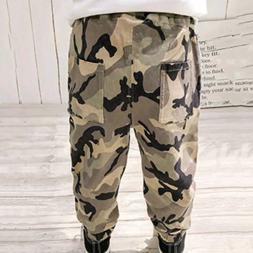 Boys Camouflage Casual Pants Boy Clothing Wholesale