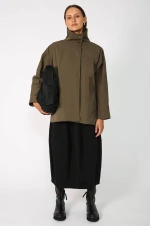 brace jacket / dark olive green