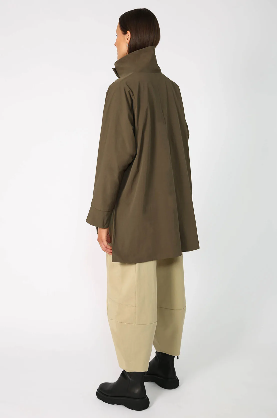 brace jacket / dark olive green