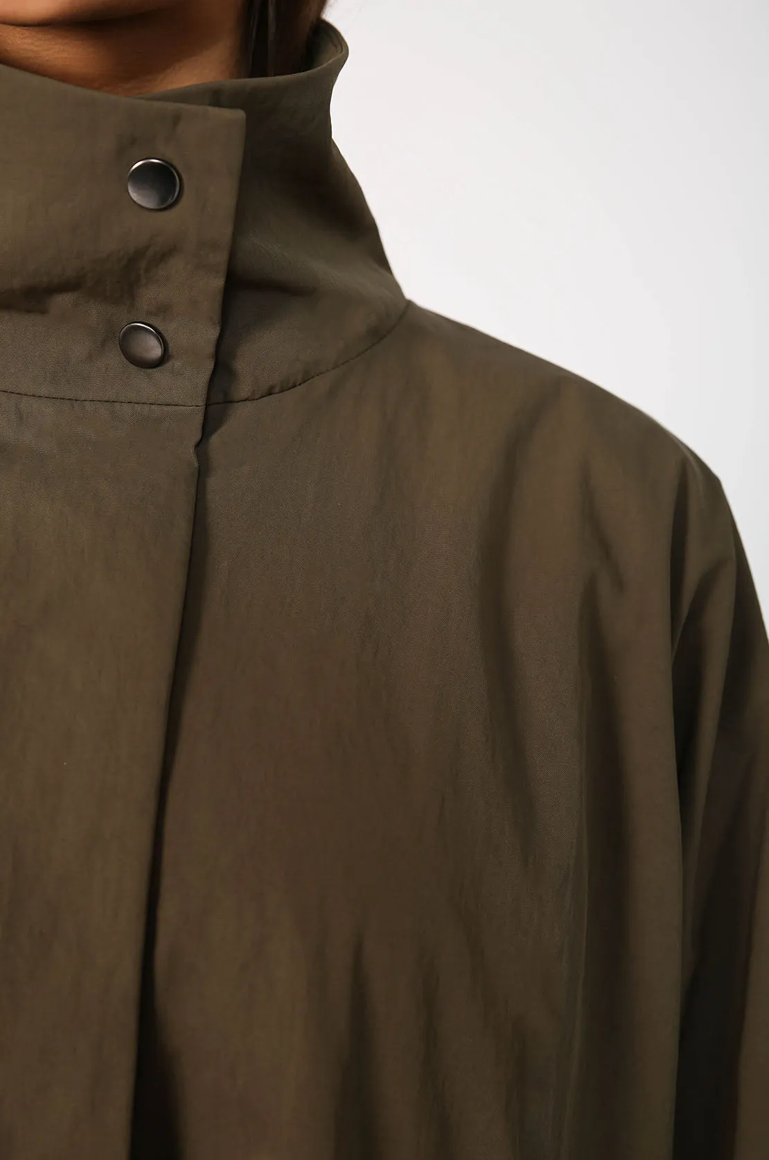 brace jacket / dark olive green