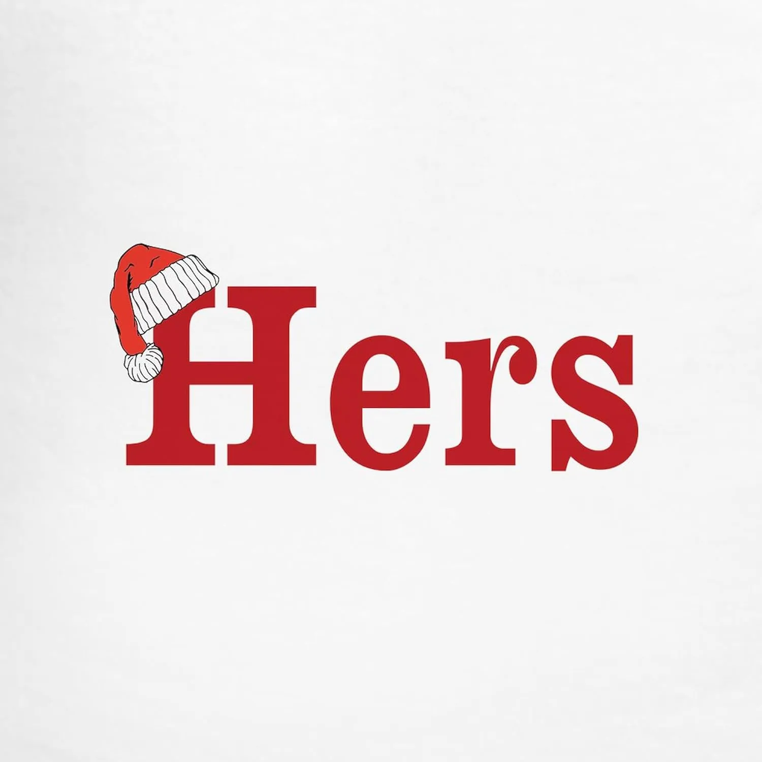 CafePress Christmas Hers Half Of His And Hers Set Pajamas Men's Novelty Light Pajama Set, Comfortable PJ Sleepwear