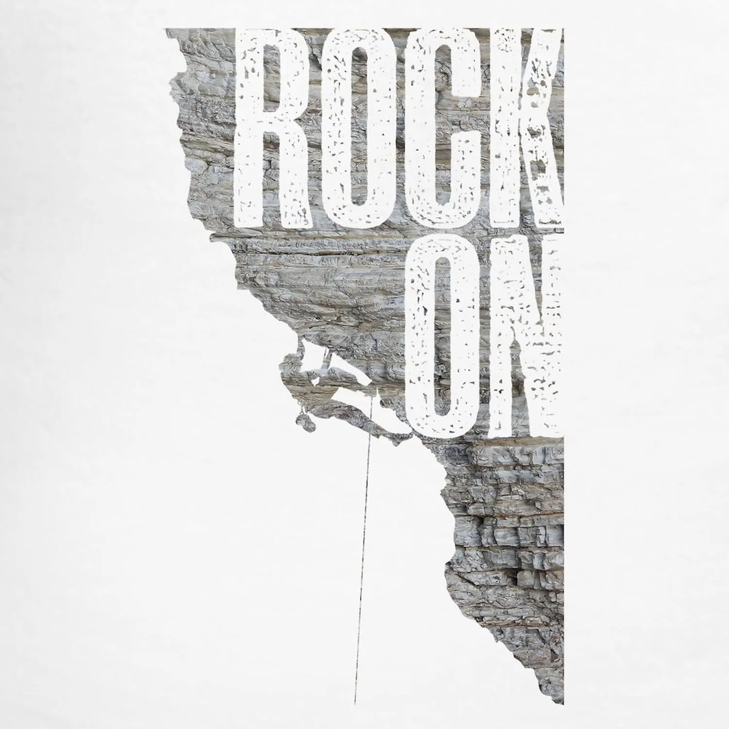 CafePress Rock On Rock Climbing Graphic Tee Pajamas Men's Novelty Light Pajama Set, Comfortable PJ Sleepwear