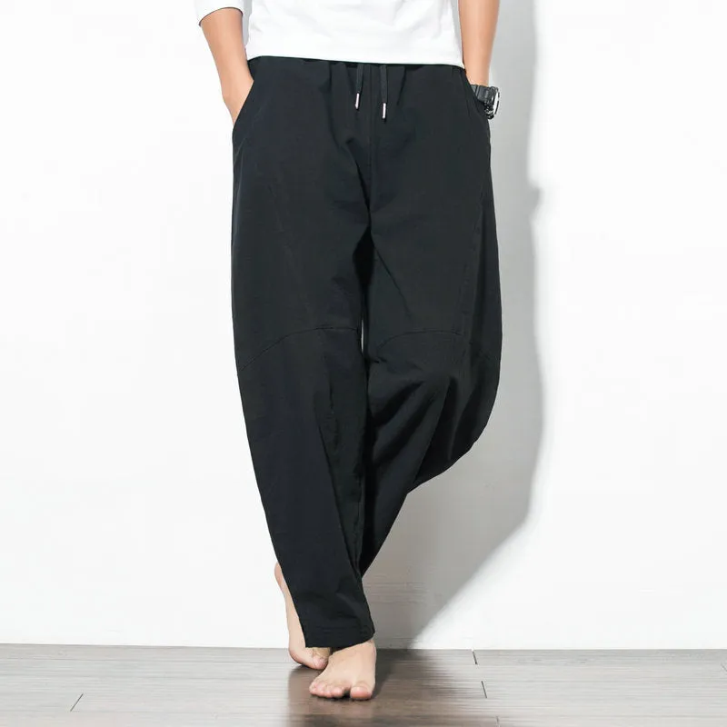 Cargo Harem Pants with Side Pockets