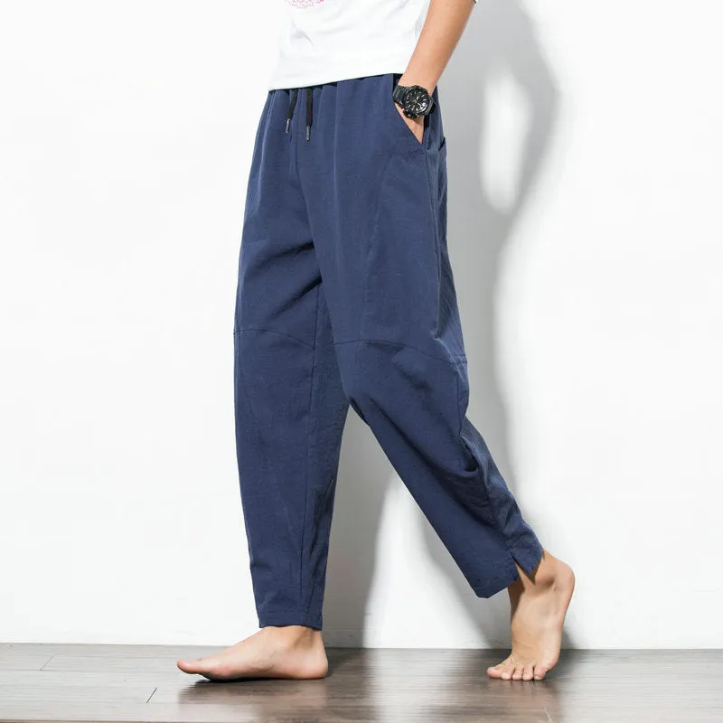 Cargo Harem Pants with Side Pockets