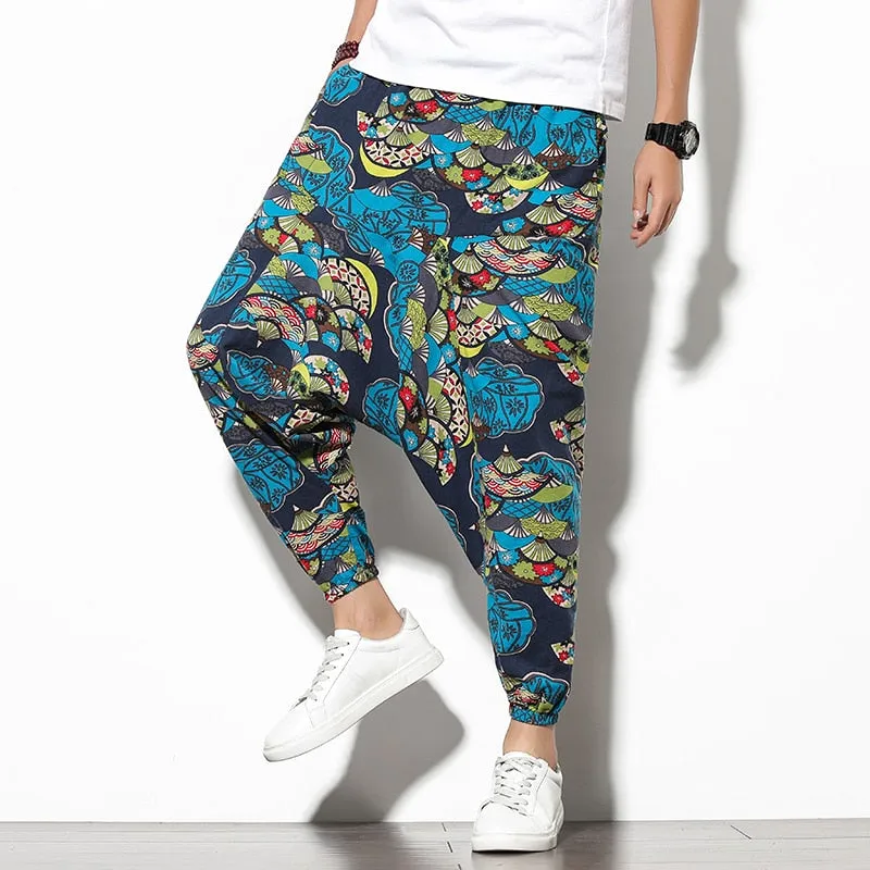 Cargo Harem Pants with Side Pockets