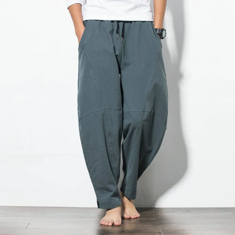 Cargo Harem Pants with Side Pockets