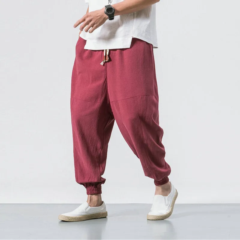 Cargo Harem Pants with Side Pockets