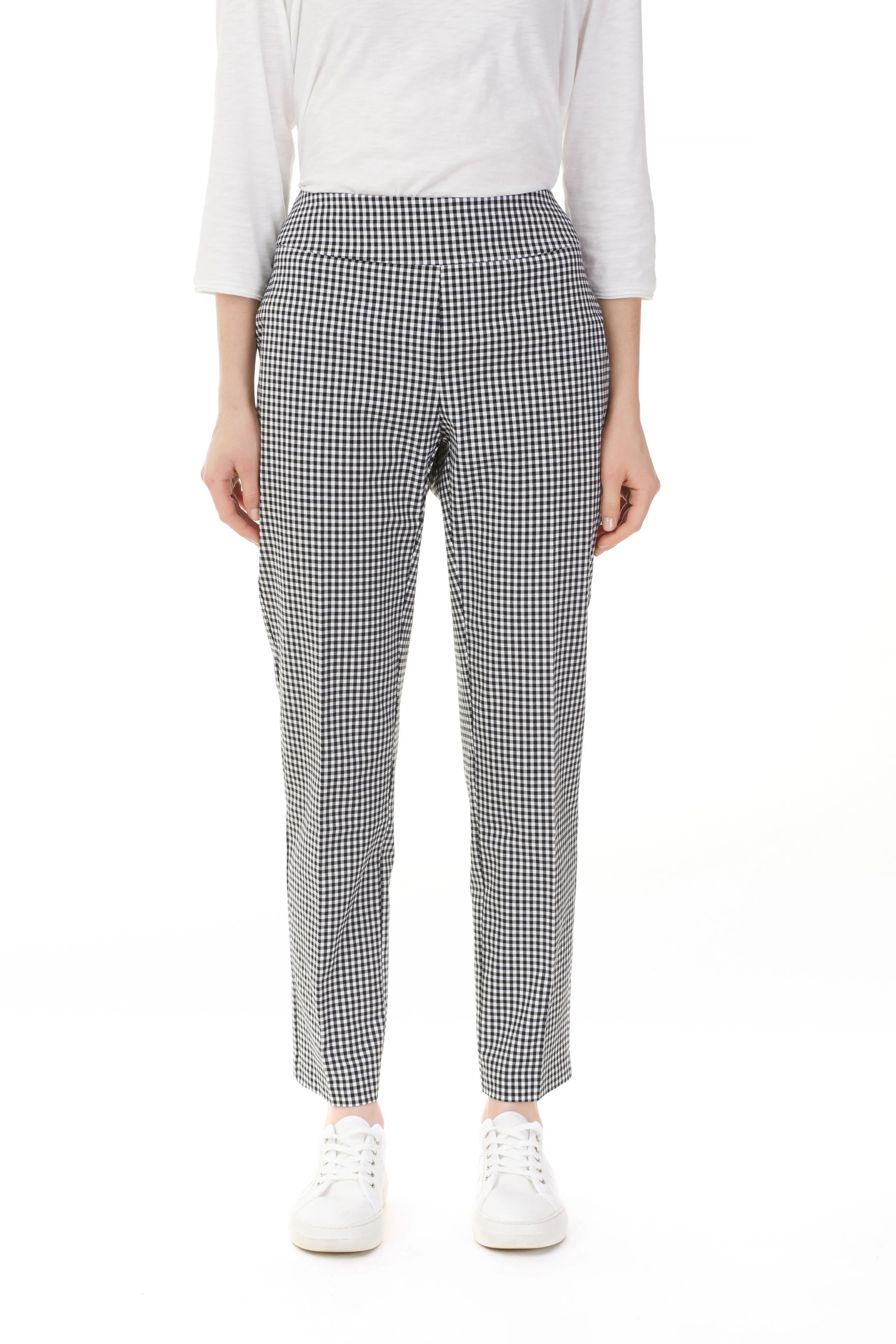 Charlie B Gingham Ankle Pant