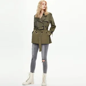 Chic Hepburn Style Winter Coat for Women