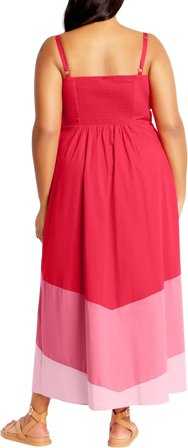 City Chic Women's Citychic Plus Size Maxi Colour Love