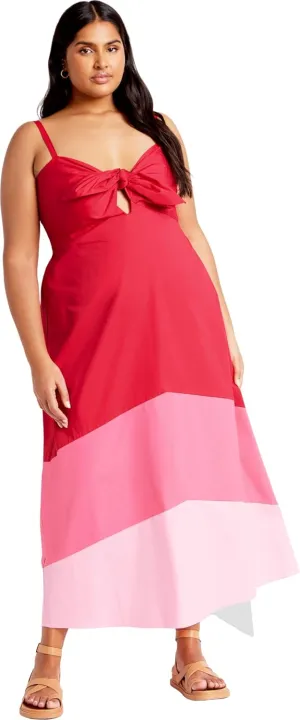 City Chic Women's Citychic Plus Size Maxi Colour Love