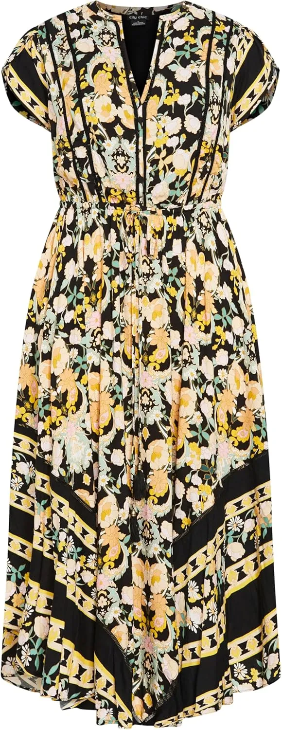 City Chic Women's Citychic Plus Size Maxi Lilah