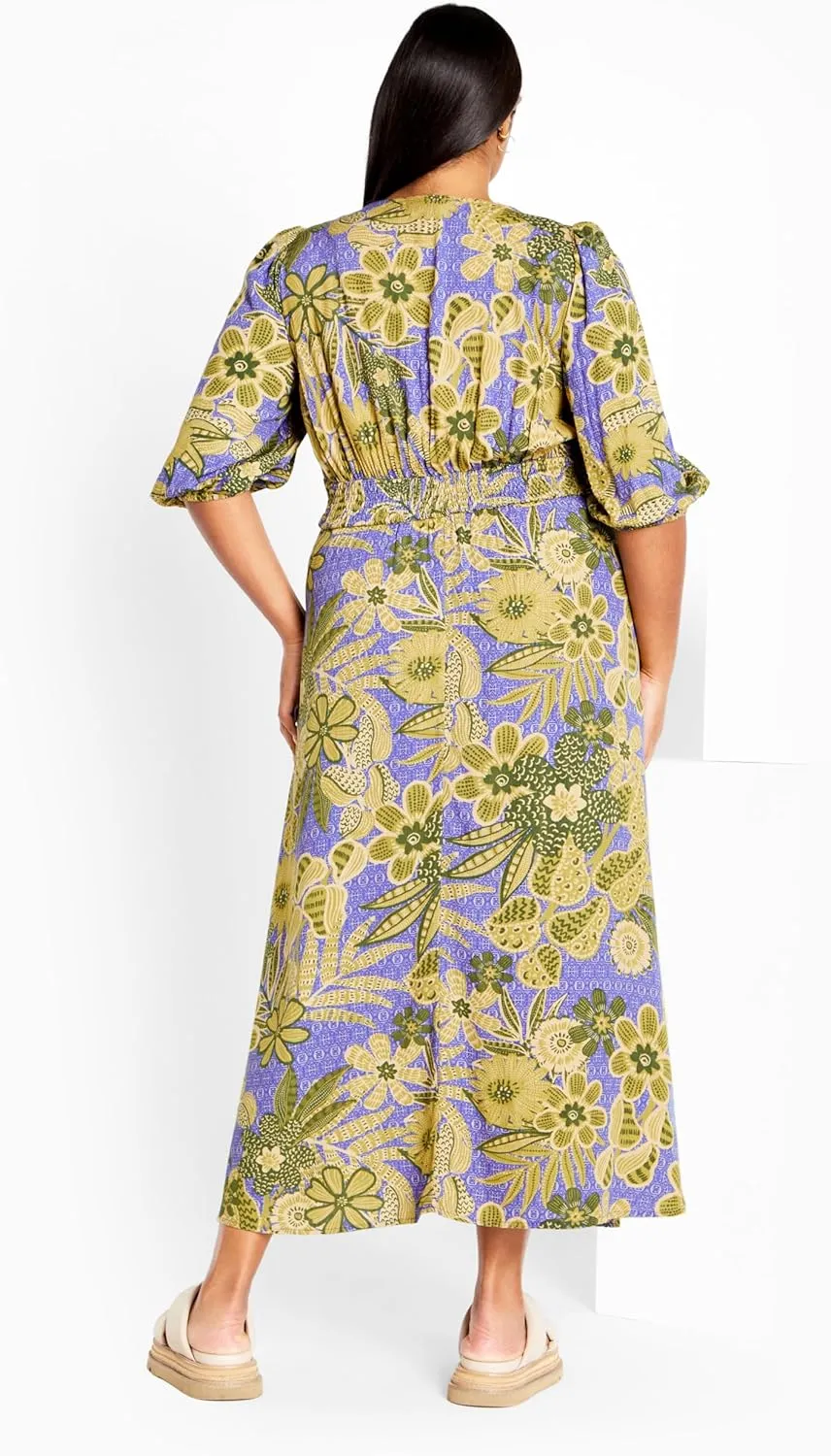 City Chic Women's Maxi Daydream Print
