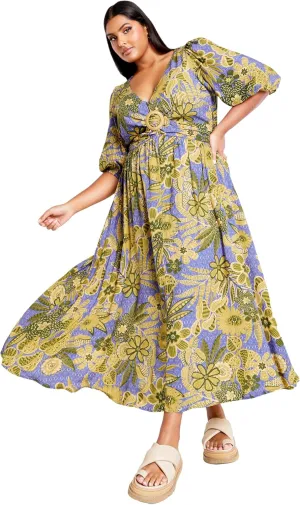 City Chic Women's Maxi Daydream Print