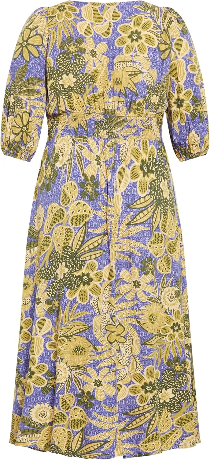 City Chic Women's Maxi Daydream Print