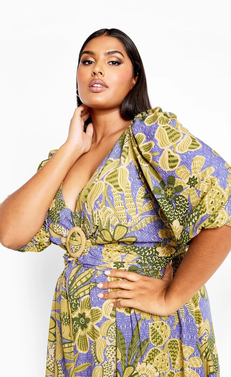City Chic Women's Maxi Daydream Print