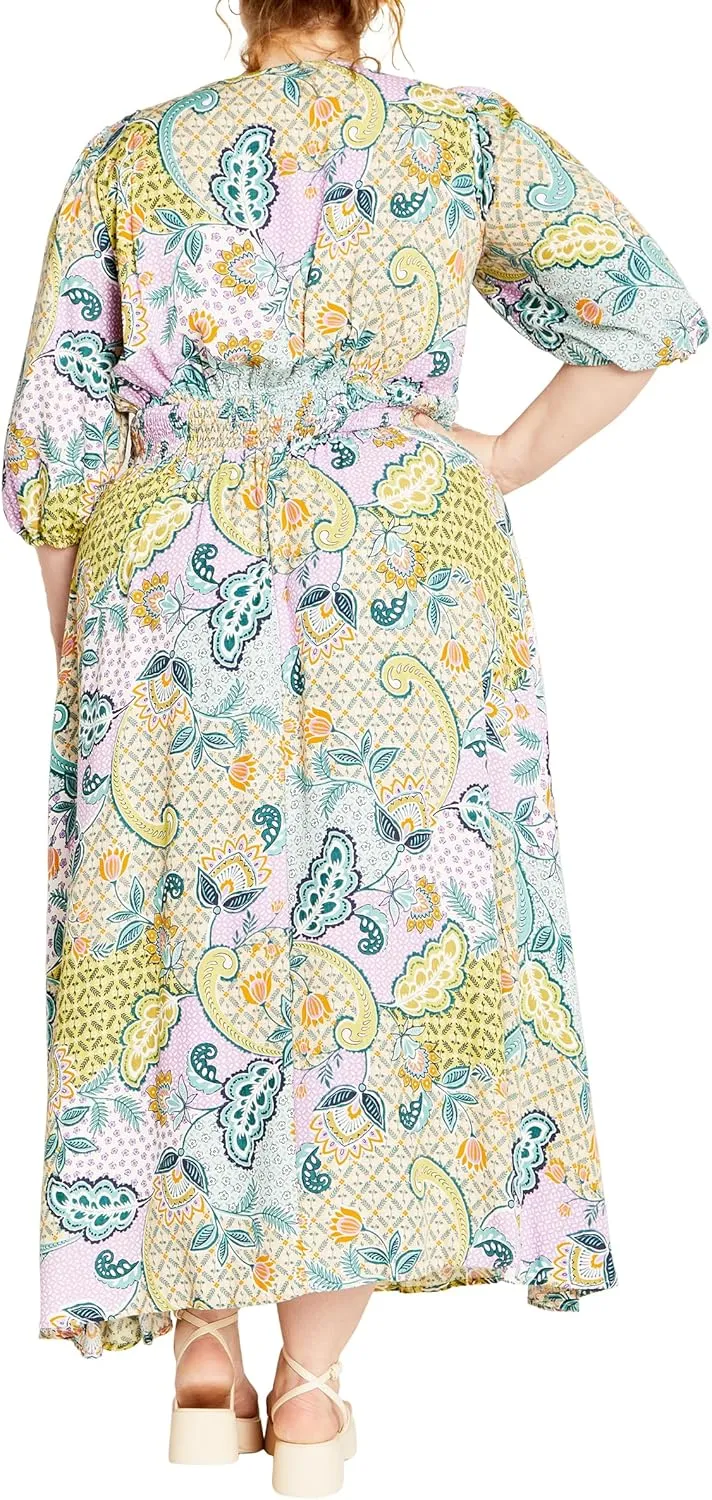 City Chic Women's Maxi Daydream Print