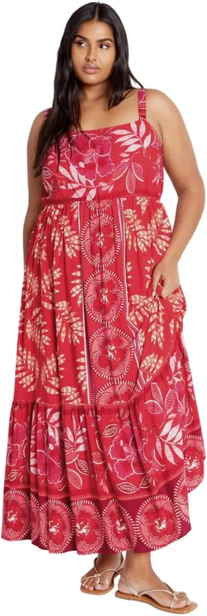 City Chic Women's Plus Size Maxi Dress - Eden Placement