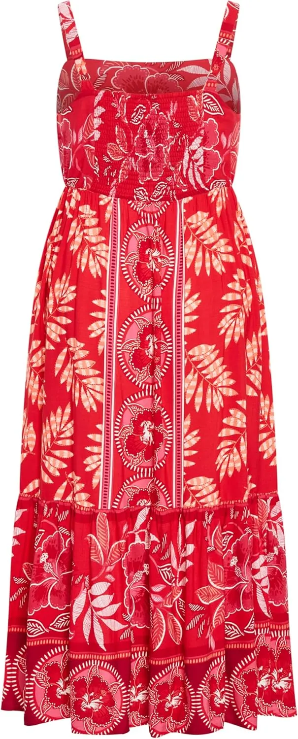 City Chic Women's Plus Size Maxi Dress - Eden Placement