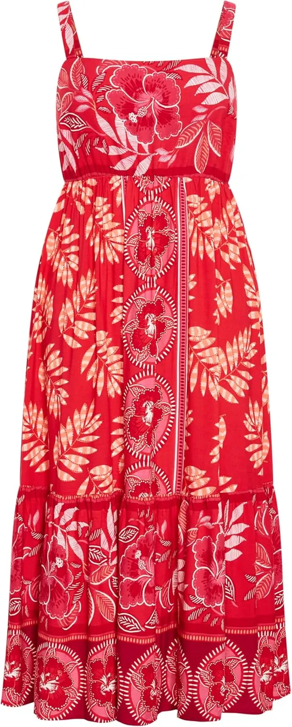 City Chic Women's Plus Size Maxi Dress - Eden Placement