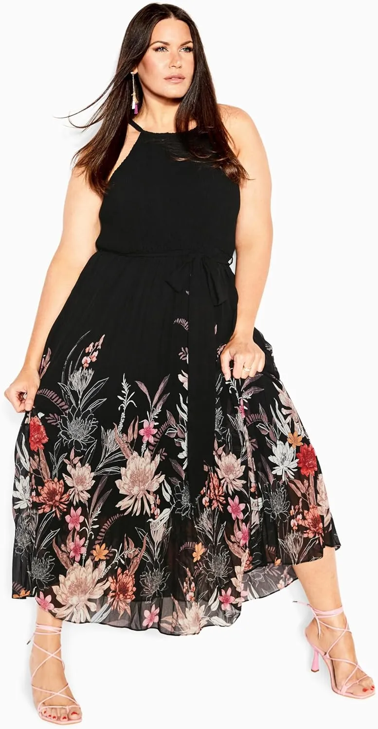 City Chic Women's Plus Size Maxi Dress - Rebecca Border