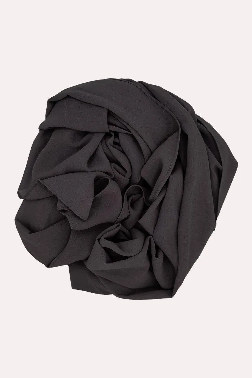 Classic Chiffon Hijab - Peppercorn
