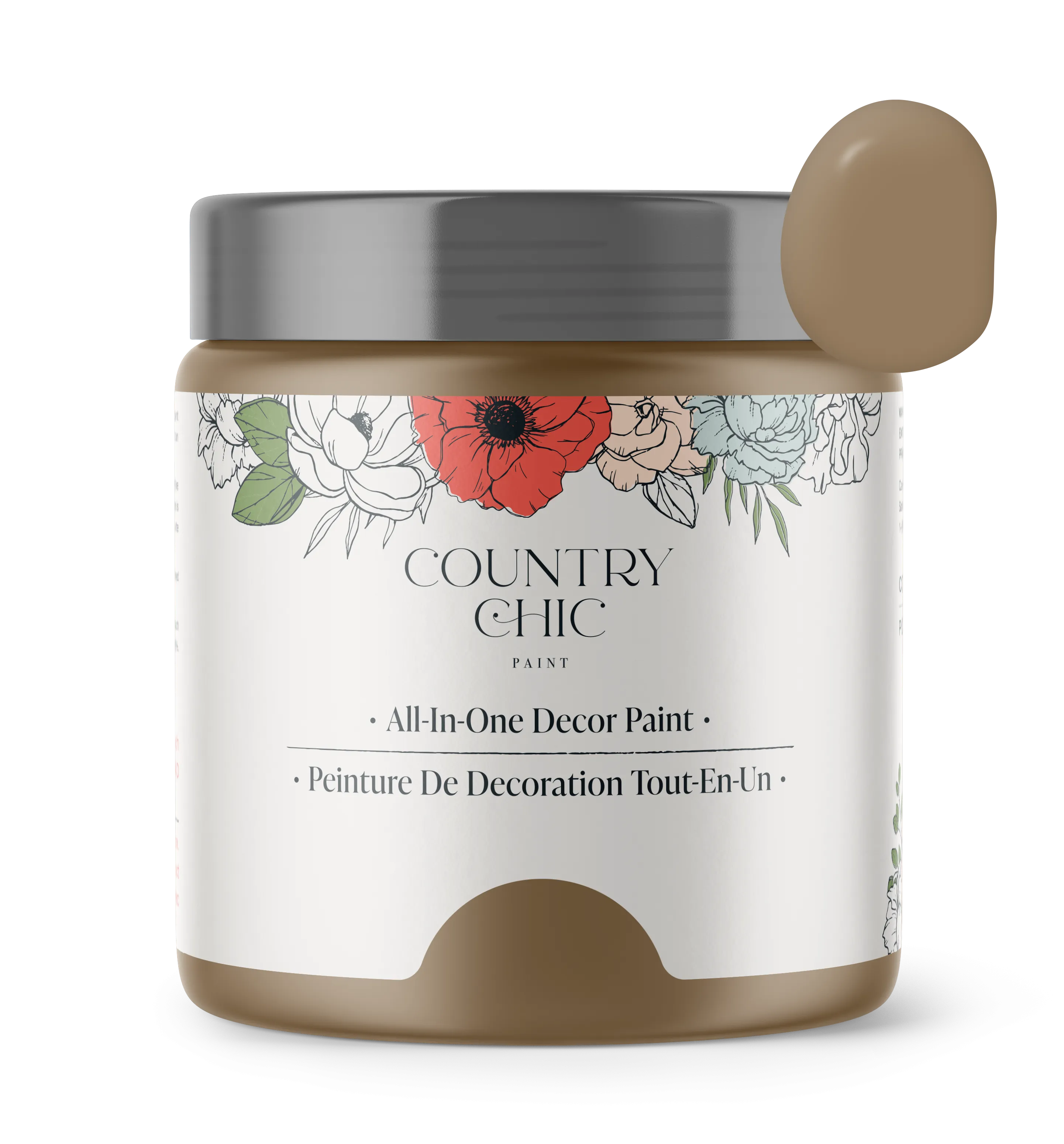 Country Chic Paint - Driftwood - Chalk Style Paint for Furniture & Home Decor
