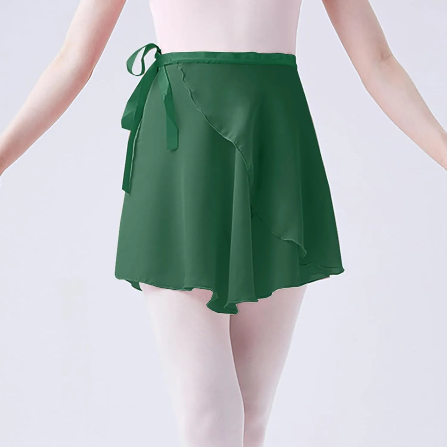 Dance Skirts for Women Lightweight Solid Color Skirt Trendy Comfort Tie Knot Skirt Trending Ballet Short Skirt
