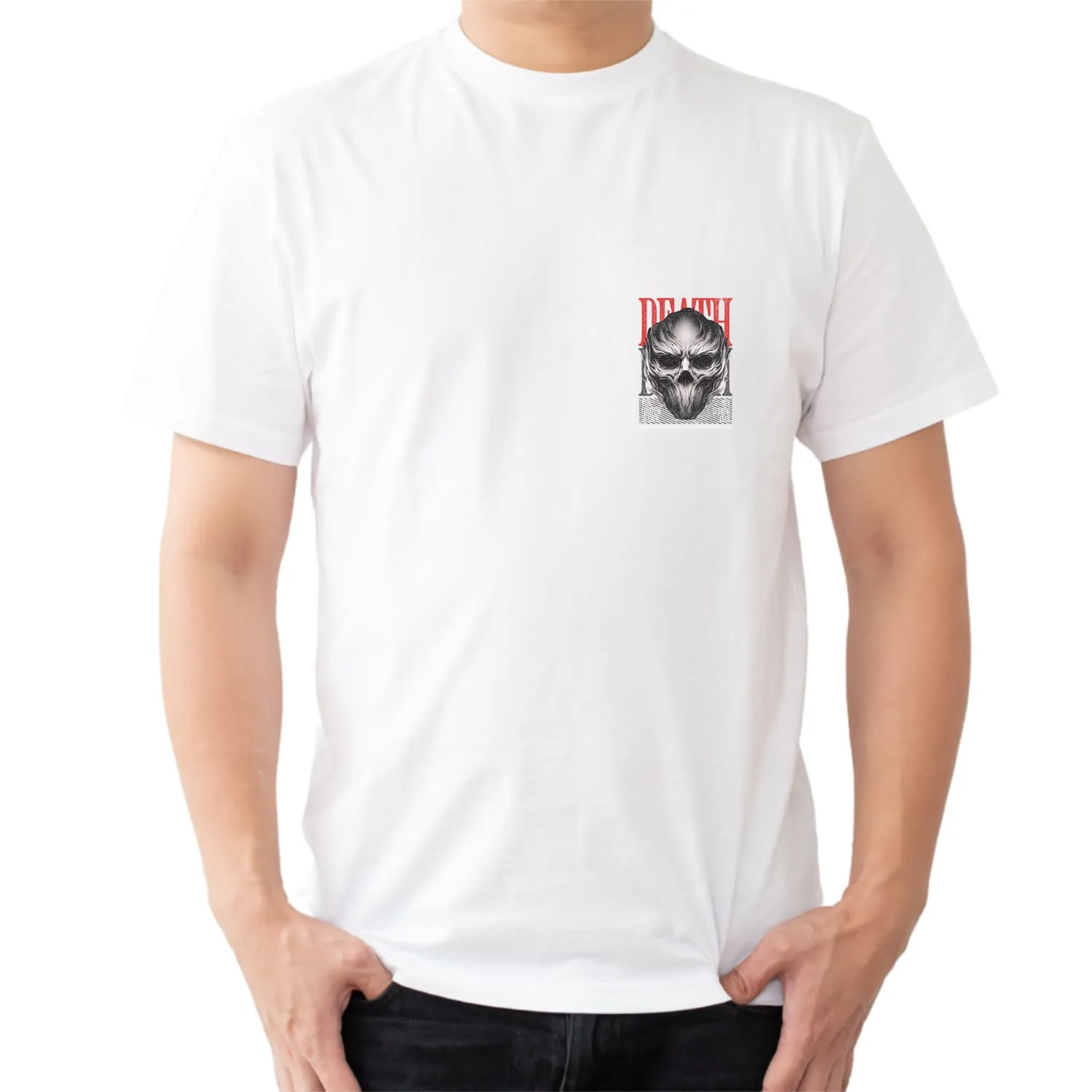 Death Mens cotton printed T-shirt