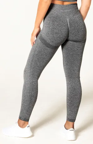 Define Seamless Scrunch Leggings - Dark Grey Marl