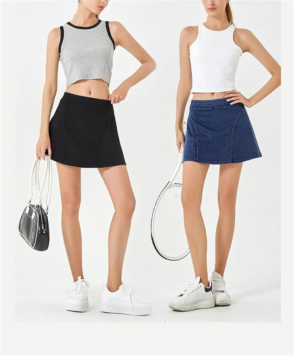 Denim Skirt Women, Jean Skirts for Women Denim, Casual Trendy Comfortable Breathable Mini High Waisted Stretchy Skirts