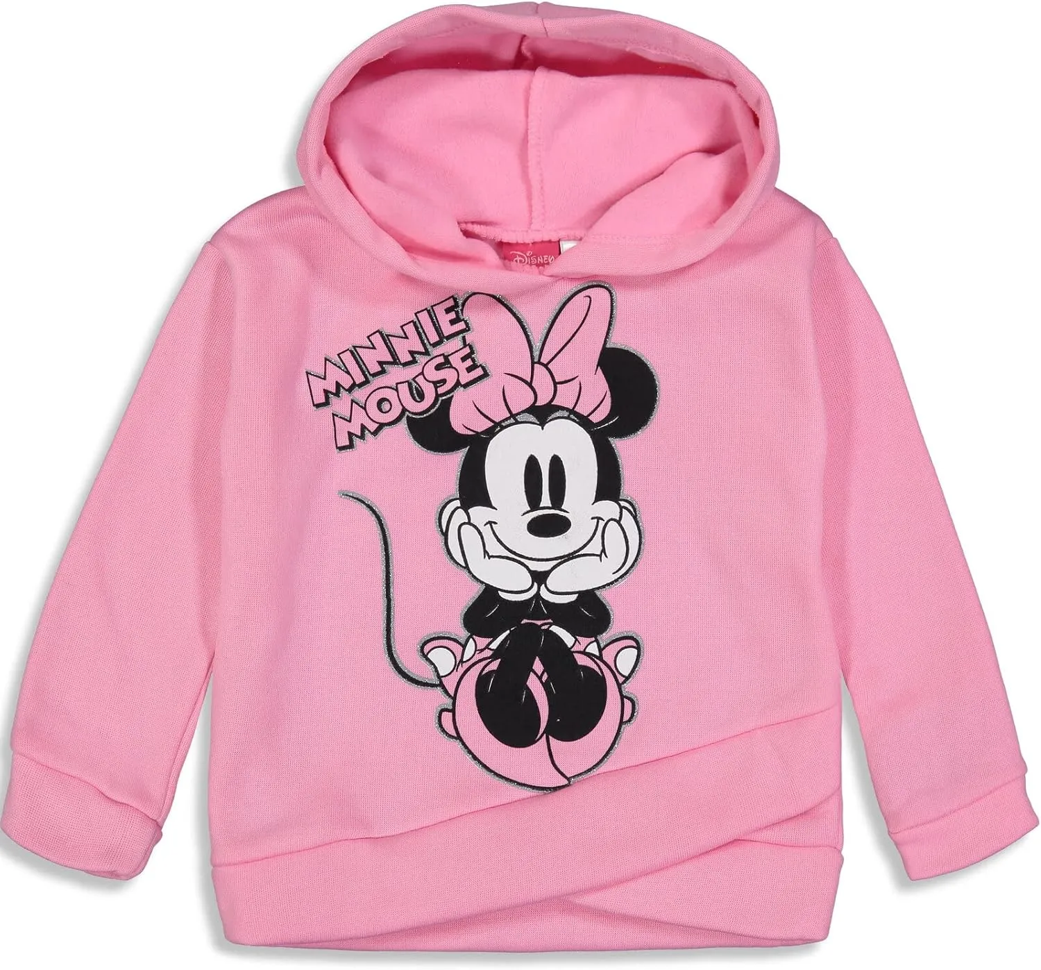 Disney Minnie Mouse Mickey Mouse Pullover Fleece Hoodie and Leggings Outfit Set Infant to Big Kid Sizes (12 Months - 14-16)